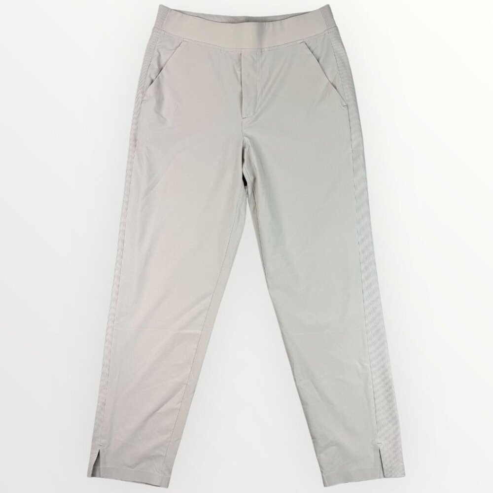 Athleta Brooklyn Ankle Pant Womens SemiFitted Featherweight Stretch Ribbed Panel